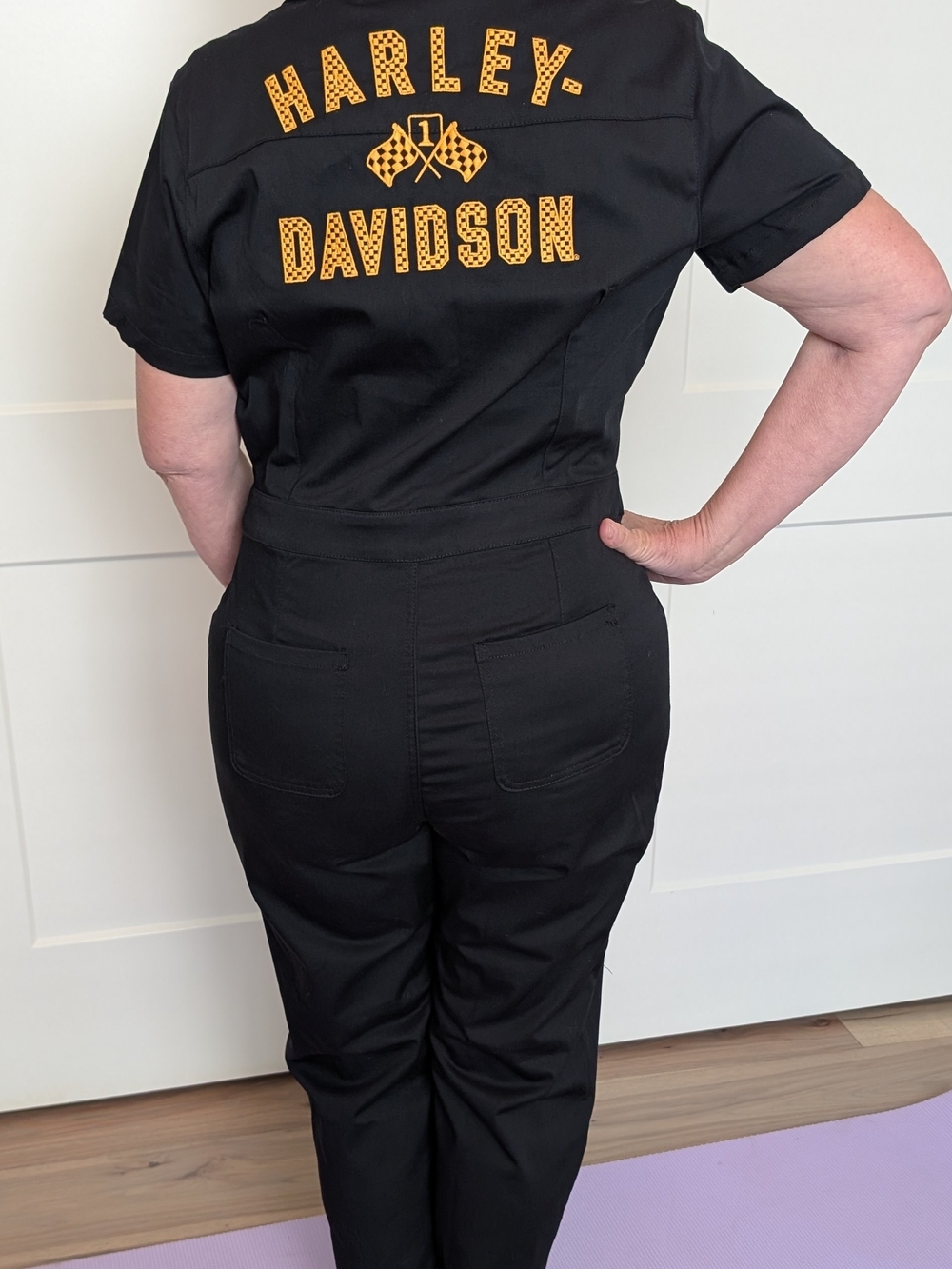 Harley-Davidson Womens Black Logo Coverall - Picture 5 of 5